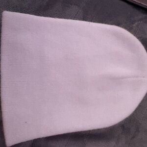Classic White Knit Beanie
